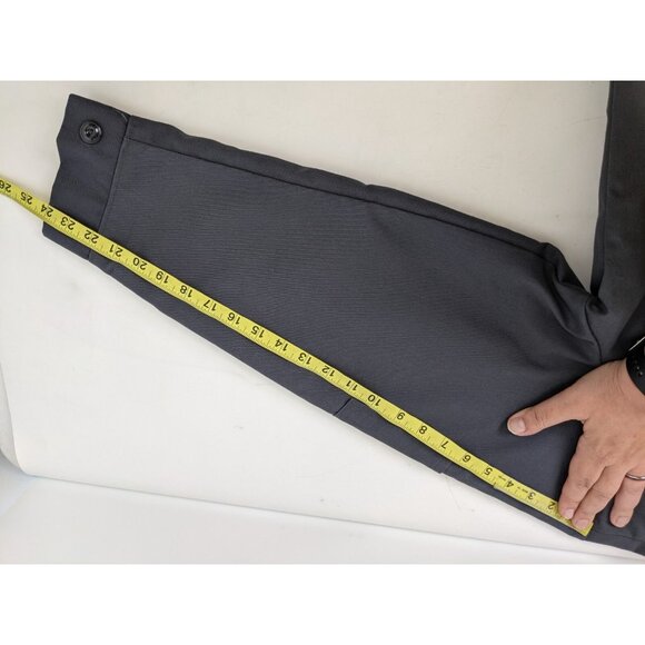 Red Kap Grey Workwear Jacket Mens Size Large Cotton Blend Uniform Work - Picture 9 of 10